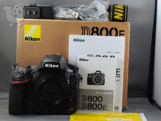 PoulaTo: Nikon D800E με την αρχική συσκευασία, για την ενεργοποίηση του κλείστρου 11.2K, δυόσμο